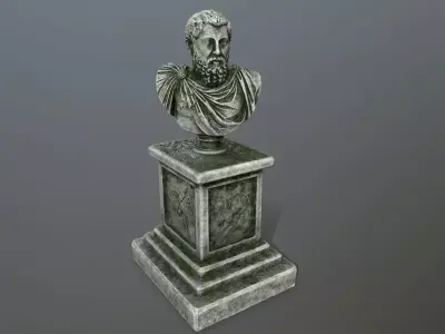 Marcus Aurelius Low-poly 3D model