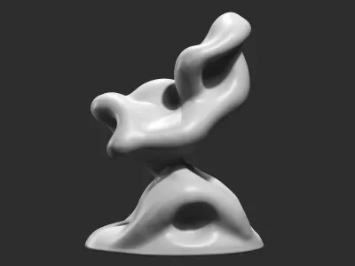 modern sculpture 3d print model 102 3D print model