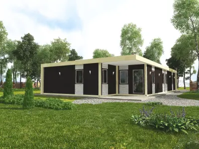 Motel modular 3D model