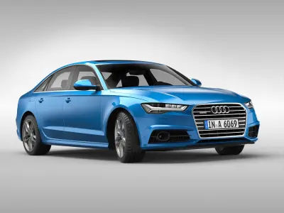 Audi A6 2017 3D model