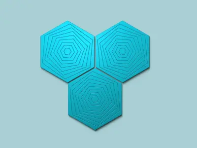 Hexagonal Wall Panel A09 - Interior Design Decoration 3D print model