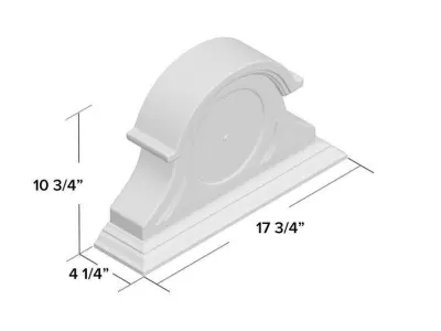 Traditional Analogue Numerical Oak Wood Quartz Tabletop Clock 3D model