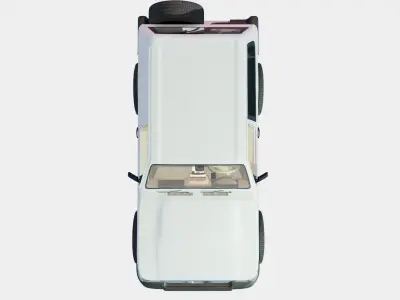 saudi car patriot  for desert 1998 3D model