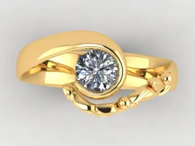 Jewelry rings 3D print model