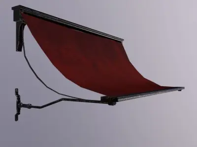Awning Low-poly 3D model