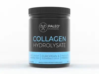 Protein Powder 3D model 123