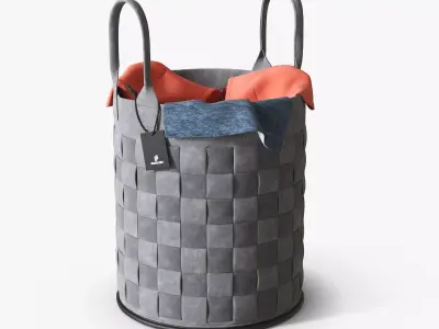 Laundry basket 3D model buy