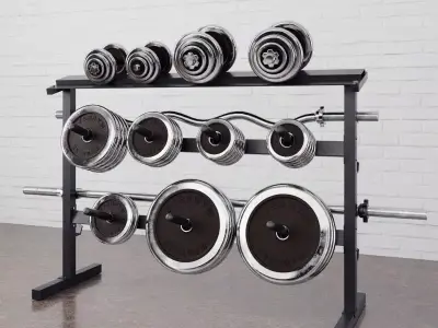 Gym equipment 17 am169 3D model