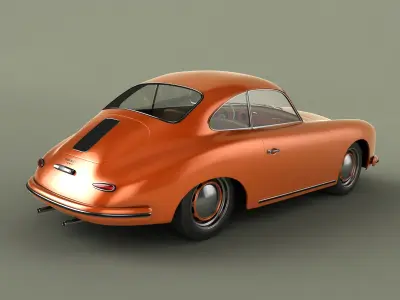Porsche 356 3D model