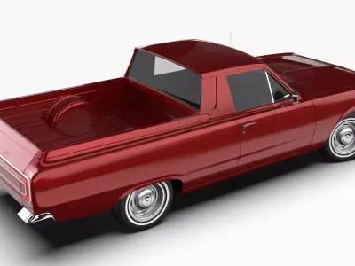 Dodge Valiant Ute VF 1967 - 1969 3D model