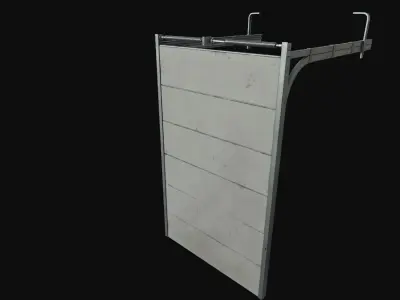 Garage Doors Low-poly 3D model