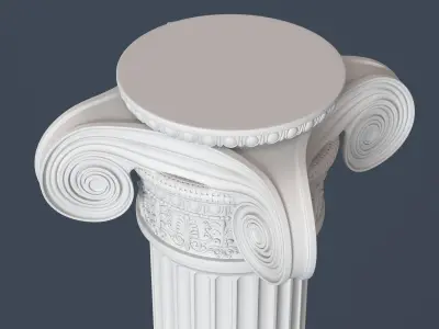Ionic Column 002 3D model