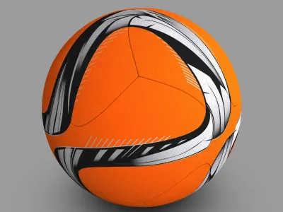 Soccer Ball Adidas Conext15 3d Model Low-poly 3D model