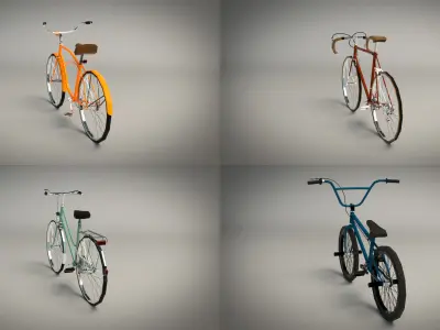 Low Poly Bike Pack