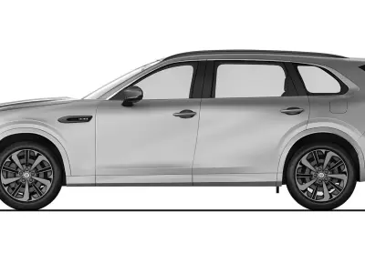 Mazda CX-80 Homura 2025 3D model