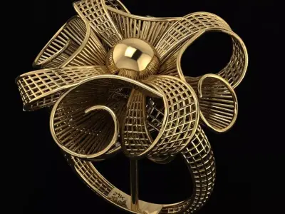 Turkish Ring 3D print model