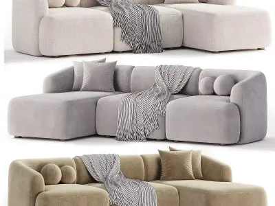 Sofa Rinconera modular Sofia 3D model