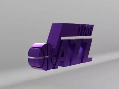 NBA Utah Jazz Team Logo 3D model