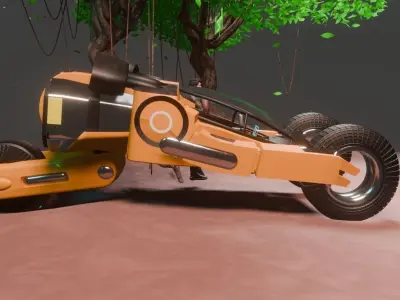 kalki 2898 AD  Bhairava with Bujji and car  3D model