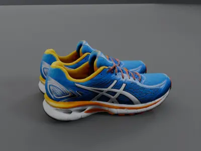 BLUE SPORTS TENNIS 3D model