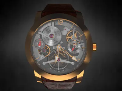 Greubel Forsey Greubel Watch 3D model
