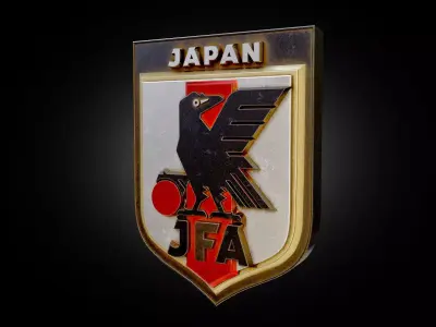 logo Japan Football Association - JFA 3D model