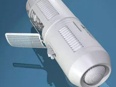 Spaceship engine 3D model