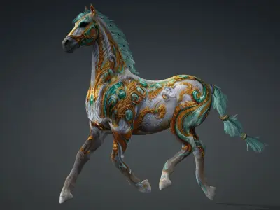 Horse-E2 3D model