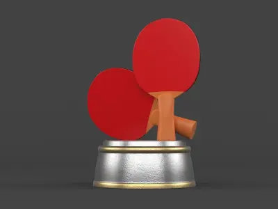 Trophy Cup 3D model 24