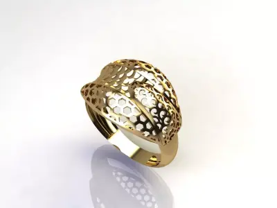 Fancy Womens Rings Plain Rings Ready STL 3DM Models Rings 3D print model 20