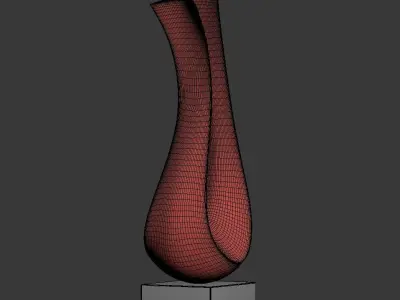 Sculpture Harp 3D model