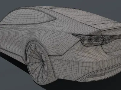 Sedan Car 3D model