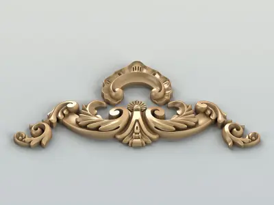 Corner decor 027 3D model