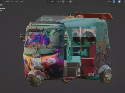 TUKTUK ANIME BEBO 2024 Low-poly 3D model