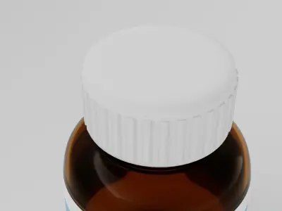  pill bottle Free 3D model