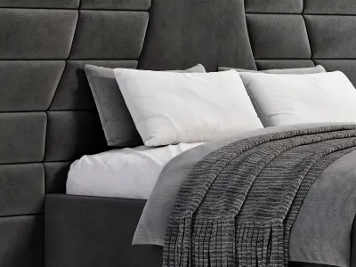  Leyborn Bed By Evgor Luxury 3D model