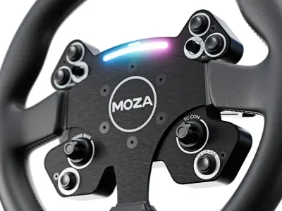 MOZA CS V2 STEERING WHEEL 3D model