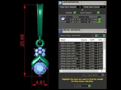 Jewelry Earring 3D print model