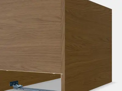 HAGAAN Open cabinet Low-poly 3D model