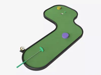 Miniature Golf Course 06 3D model