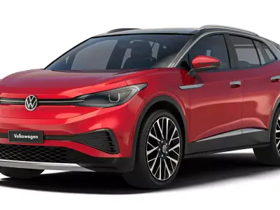 Volkswagen ID4 X 2021 3D model
