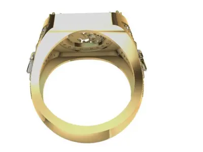 Anillo para caballero-hombre -v-  3D print model