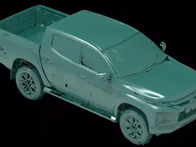 Mitsubishi Triton L200 DC series Native Exterior 3D Scan 2019 3D model