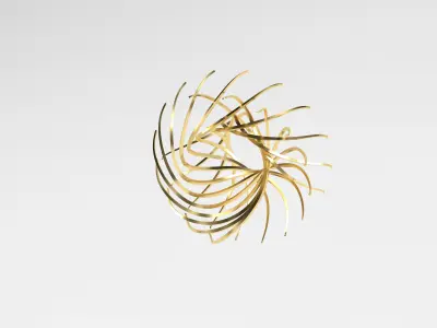 Abstract Shape v2 004 Low-poly 3D model