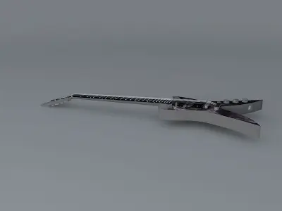 Nightmare guitar Free 3D model