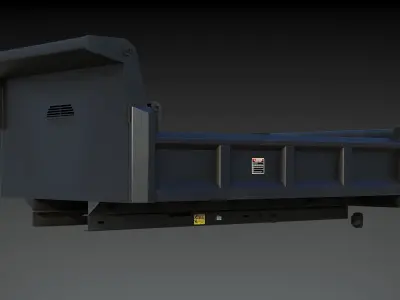 Dump body Low-poly 3D model