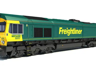British Rail Class 66 3D model