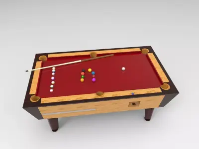 Billiard table 3D model