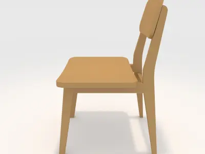 Chair 2 Low-poly 3D model purchase
