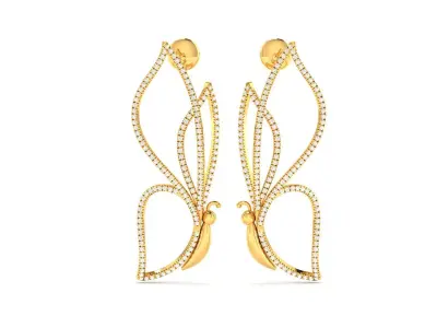 Earrings - 8766 3D print model